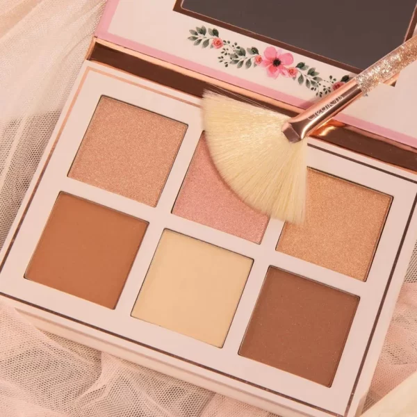 Floral Bloom Highlight And Contour - Paleta de Contorno e Iluminador - Imagen 2